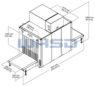 海關(guān)628XR進口X光機