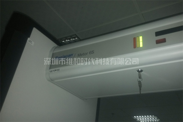 METOR6S進(jìn)口安檢門現(xiàn)場(chǎng)安裝效果圖