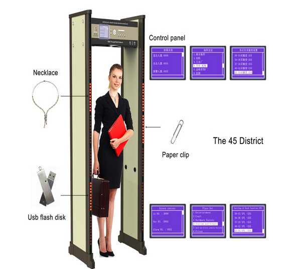 45區(qū)位維和時(shí)代品牌金屬檢測(cè)安檢門